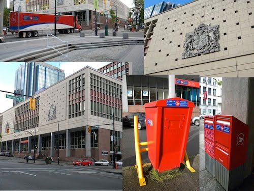 Canada Post Building in Vancouver BC