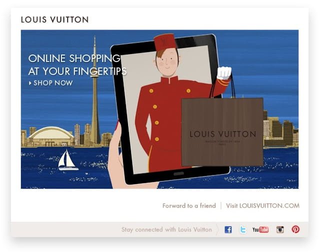 LOUIS VUITTON'S CANADIAN ONLINE STORE LAUNCHES WITH LOWER-THAN