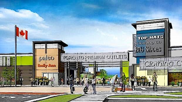 UPDATE: TORONTO PREMIUM OUTLETS OPEN AUGUST 1ST, WITH BURBERRY IN DECEMBER