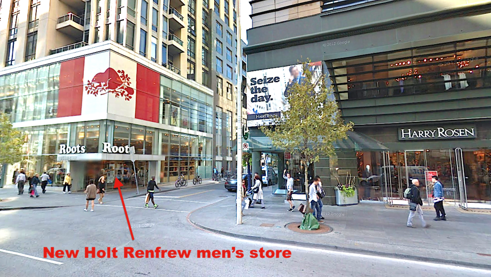 More on Holt Renfrew's new Bloor Street men's store