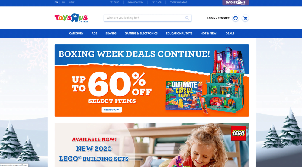 Toys R Us Canada Embraces New Tech
