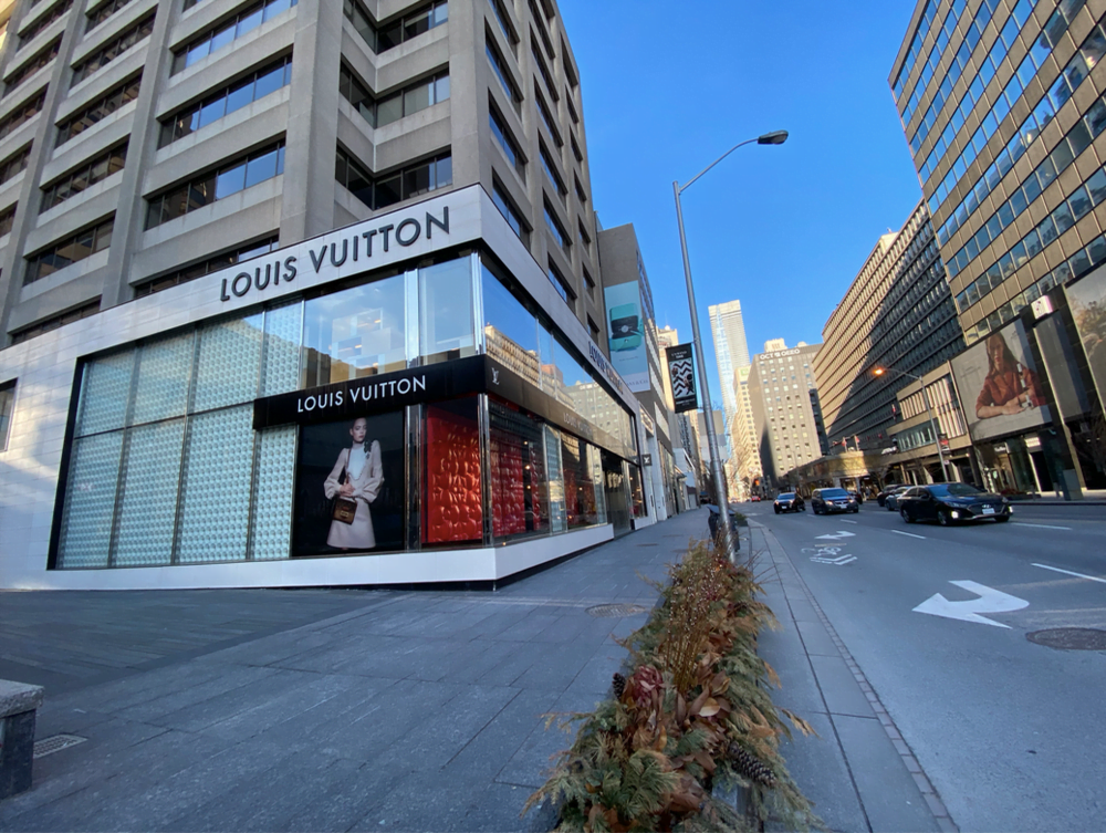 Louis Vuitton Storefront At The Blooryorkville Business Area In Toronto  Ontario Canada Stock Photo - Download Image Now - iStock