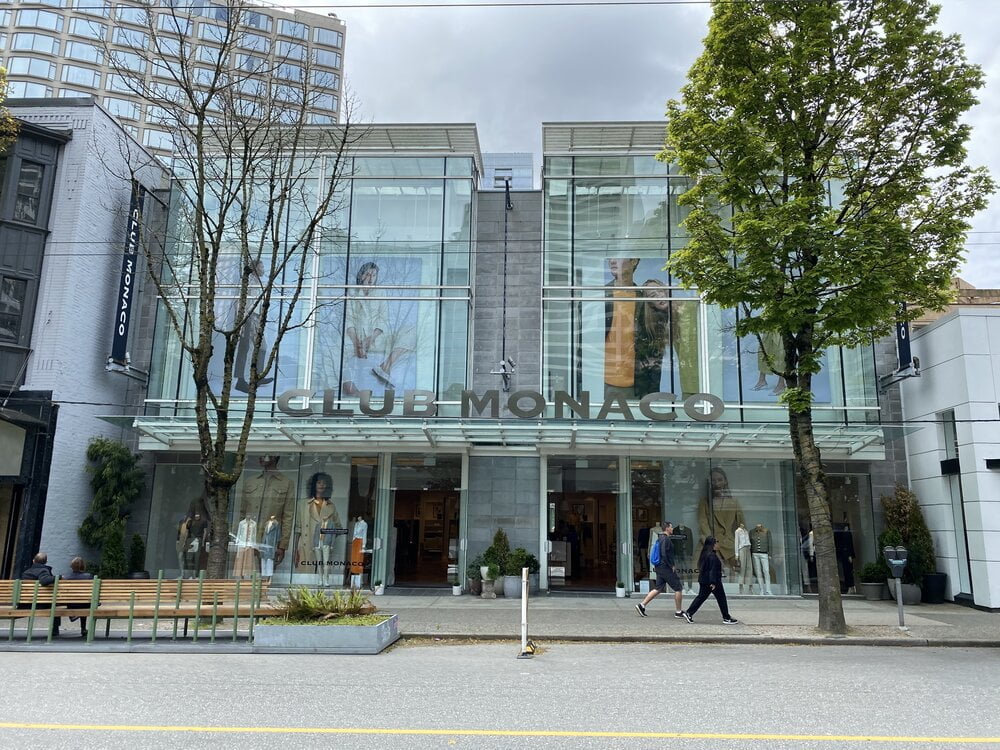 Club Monaco's flagship Vancouver store closes