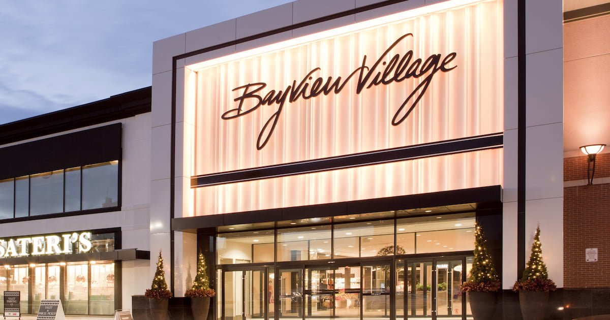 Exterior of Bayview Village Shopping Centre. Photo: Bayview Village