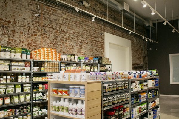 PRODUCT SHELVES IN BODY ENERGY CLUB STORE. PHOTO: YELP.CA