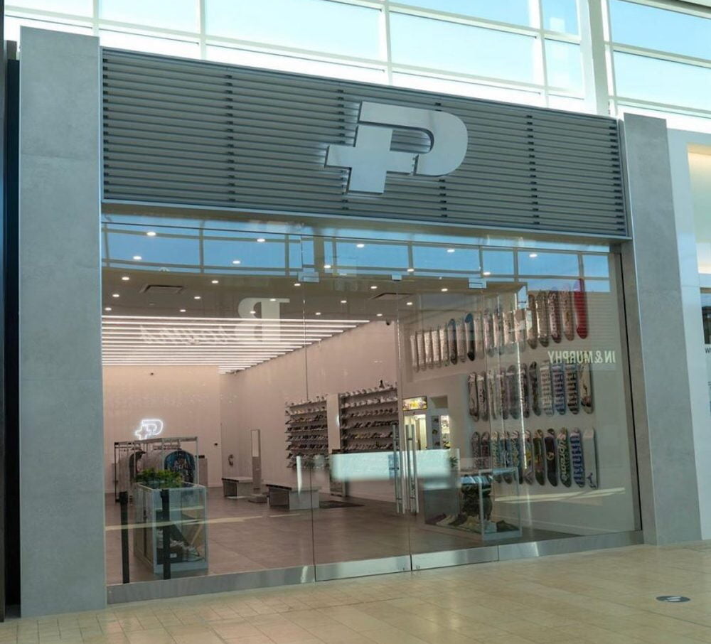 Exterior of PLUS flagship at Yorkdale Shopping Centre. Photo: PLUS