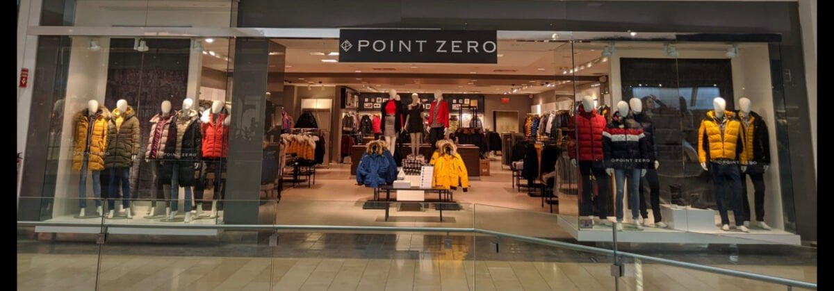 Exterior of a Point Zero store. Photo: Point Zero