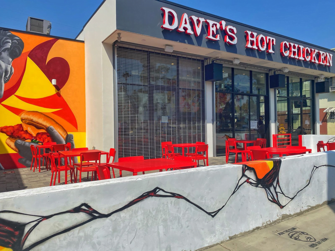 Exterior of Dave's Hot Chicken. Photo: Dave's Hot Chicken