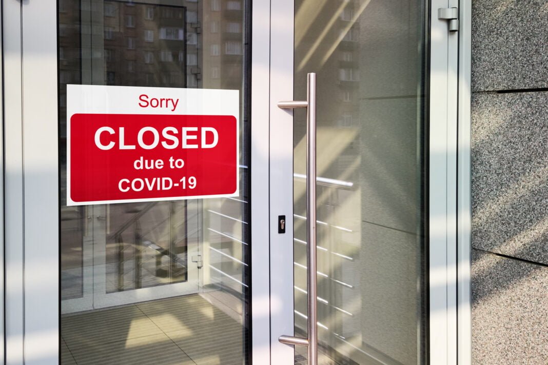 Business center closed due to COVID-19.