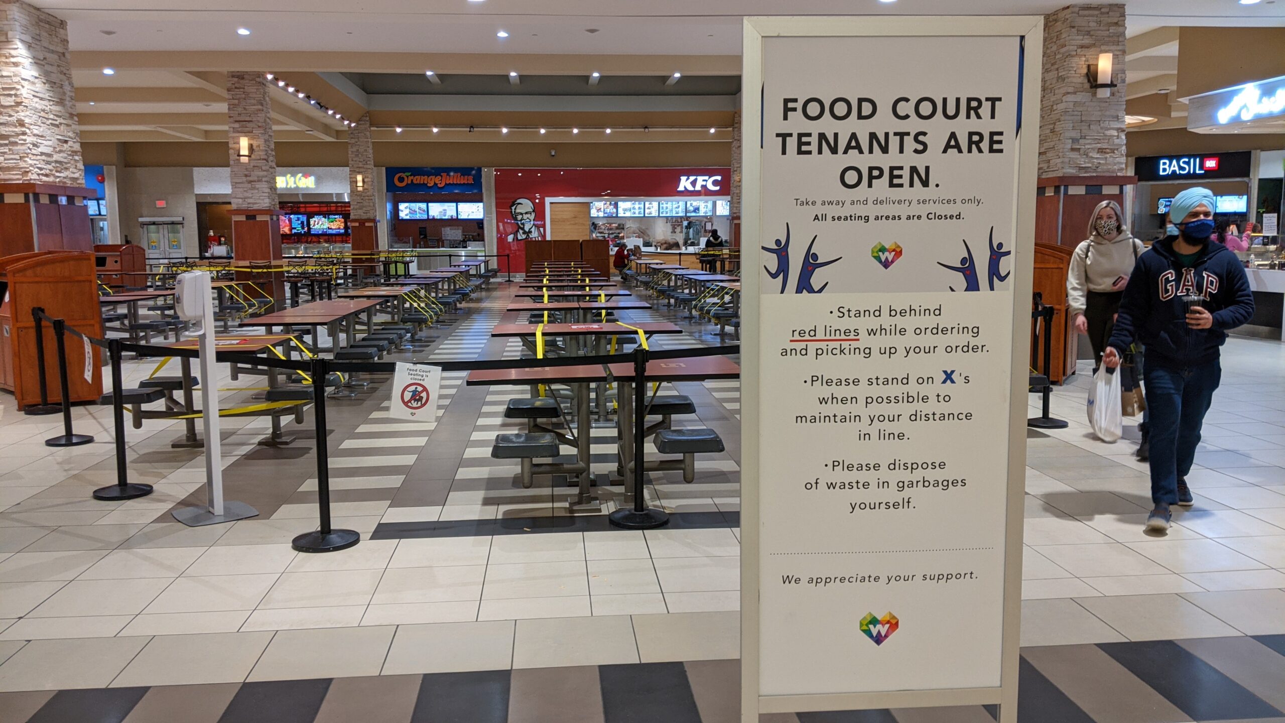 Food Court at West Edmonton Mall