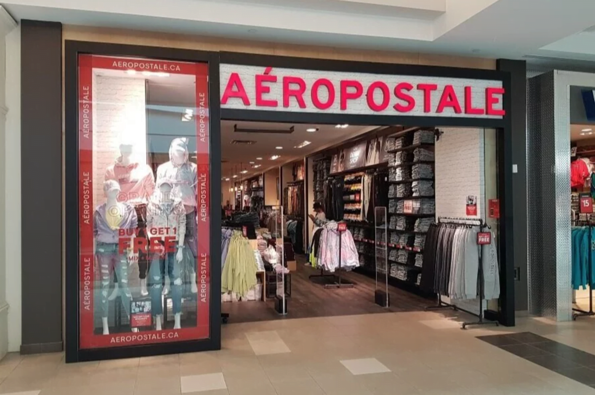 Exterior of Aeropostale store 