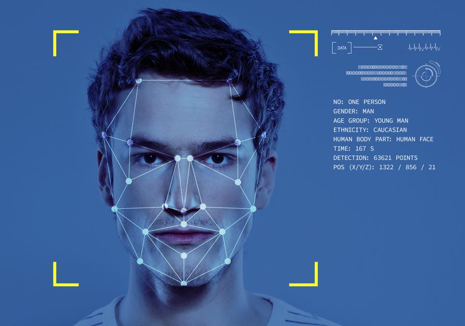 Facial Recognition AI technology 