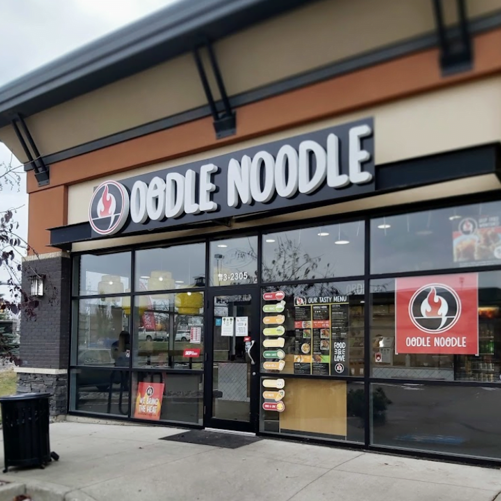 Oodle Noodle location in Terwillegar Heights, Edmonton. Photo: Oodle Noodle