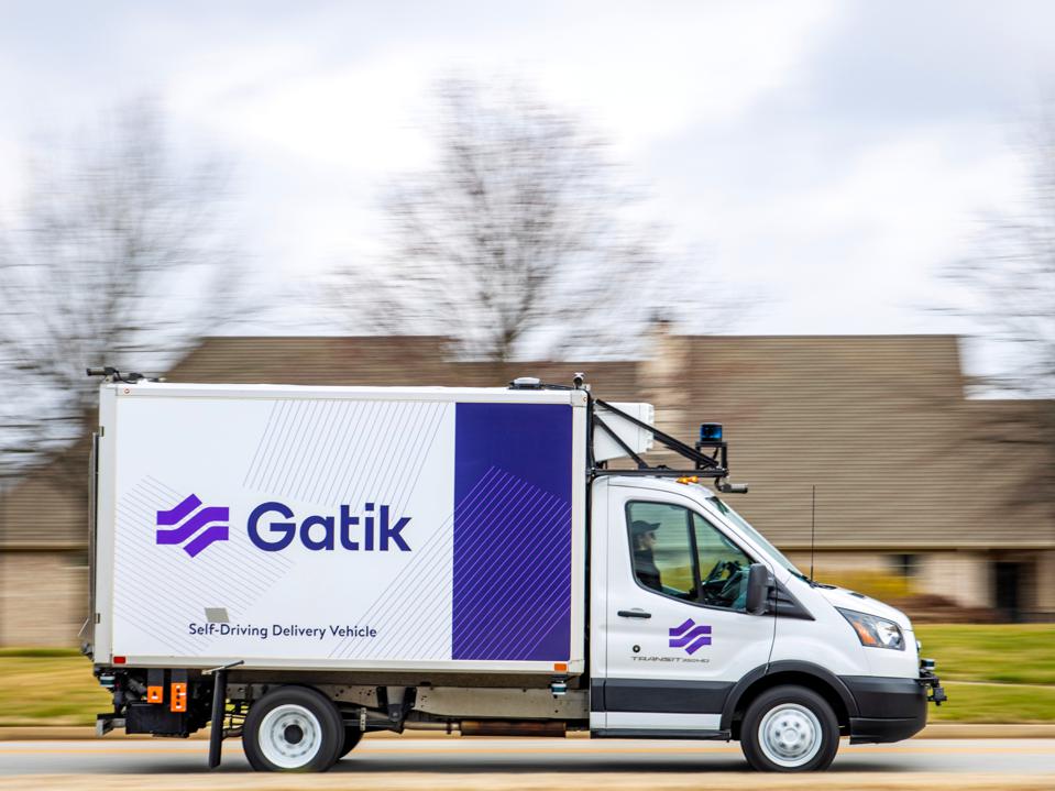 Gatik autonomous vehicle. Photo: Gatik
