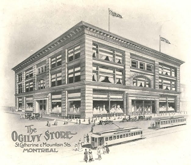 "The Ogilvy Store," St. Catherine and Mountain streets, Montreal, 1906.