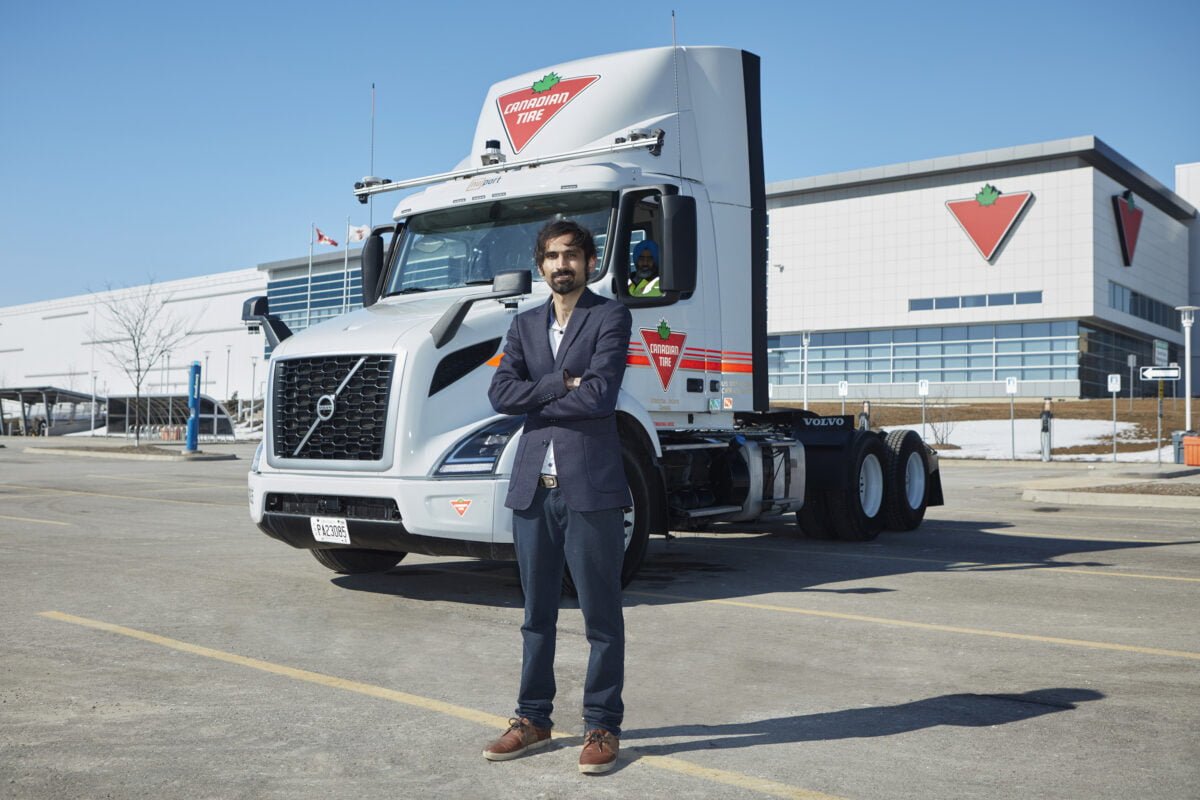 Canadian Tire Testing First-of-its-Kind-in-the-World Autonomous Trucking Technology