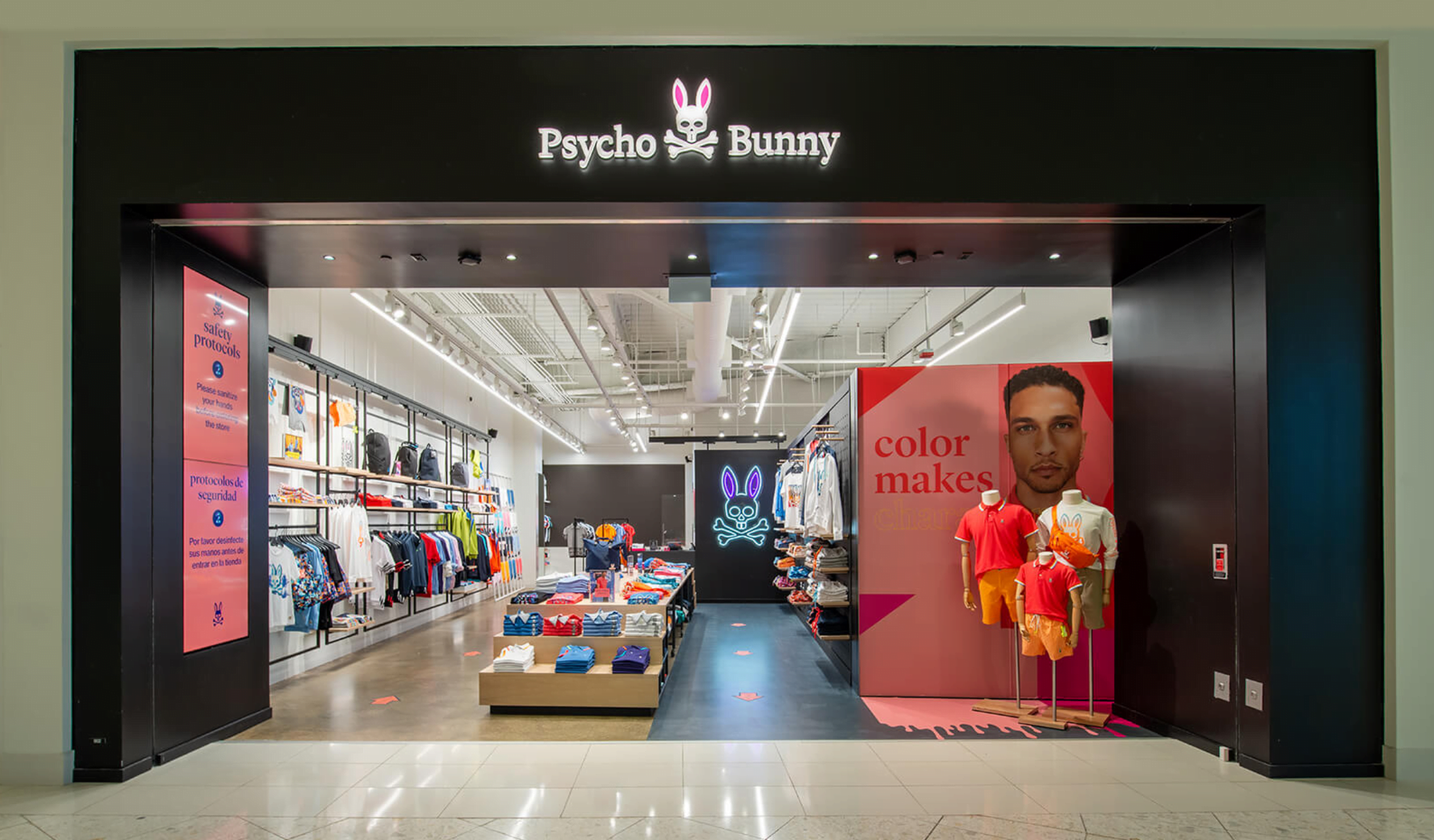 Our newest boutique, Psycho Bunny, is - South Coast Plaza