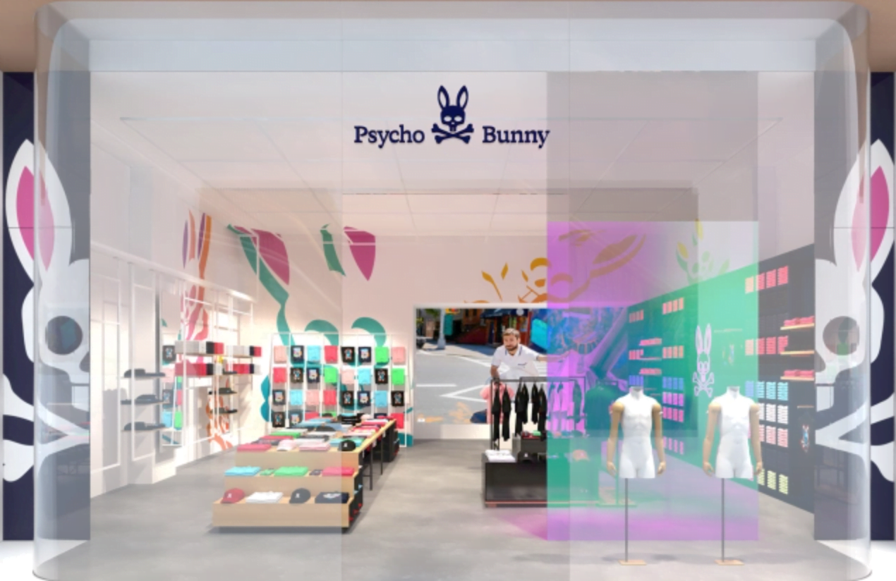 Exterior of Psycho Bunny store in the US. Photo: Psycho Bunny