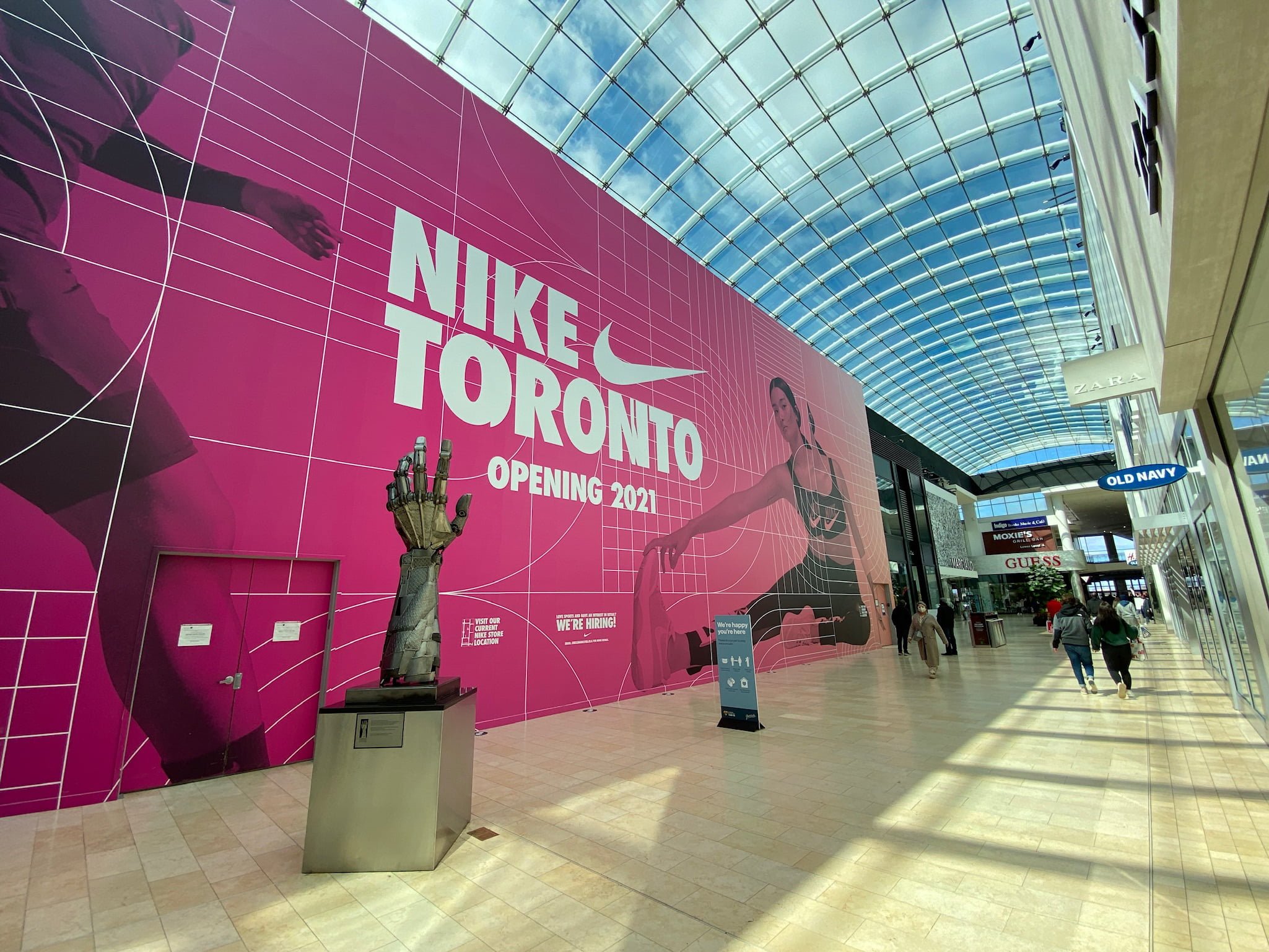 Nike Toronto Construction at Yorkdale