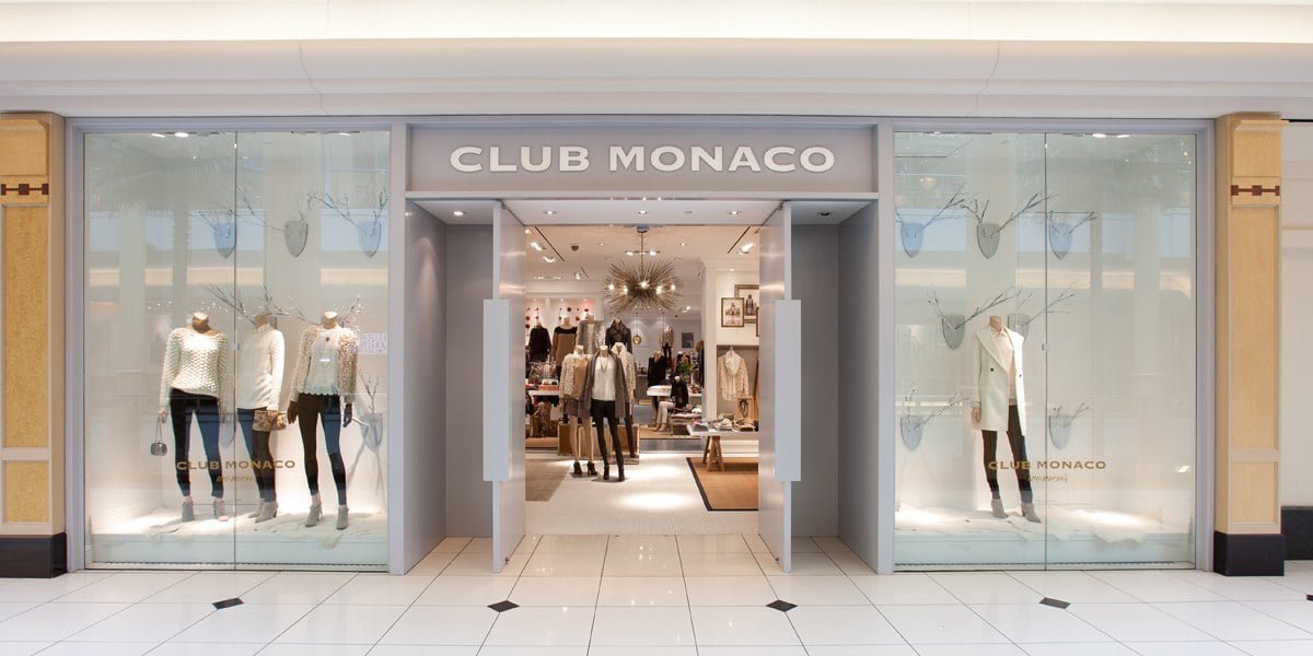 List of all Club Monaco retail store locations in the USA