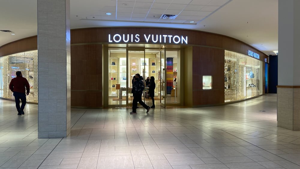 Louis Vuitton on lower level of CF Chinook Centre
