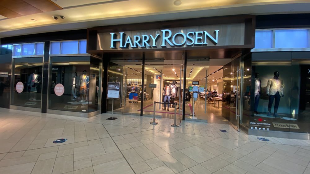 Harry Rosen on lower level in CF Chinook Centre