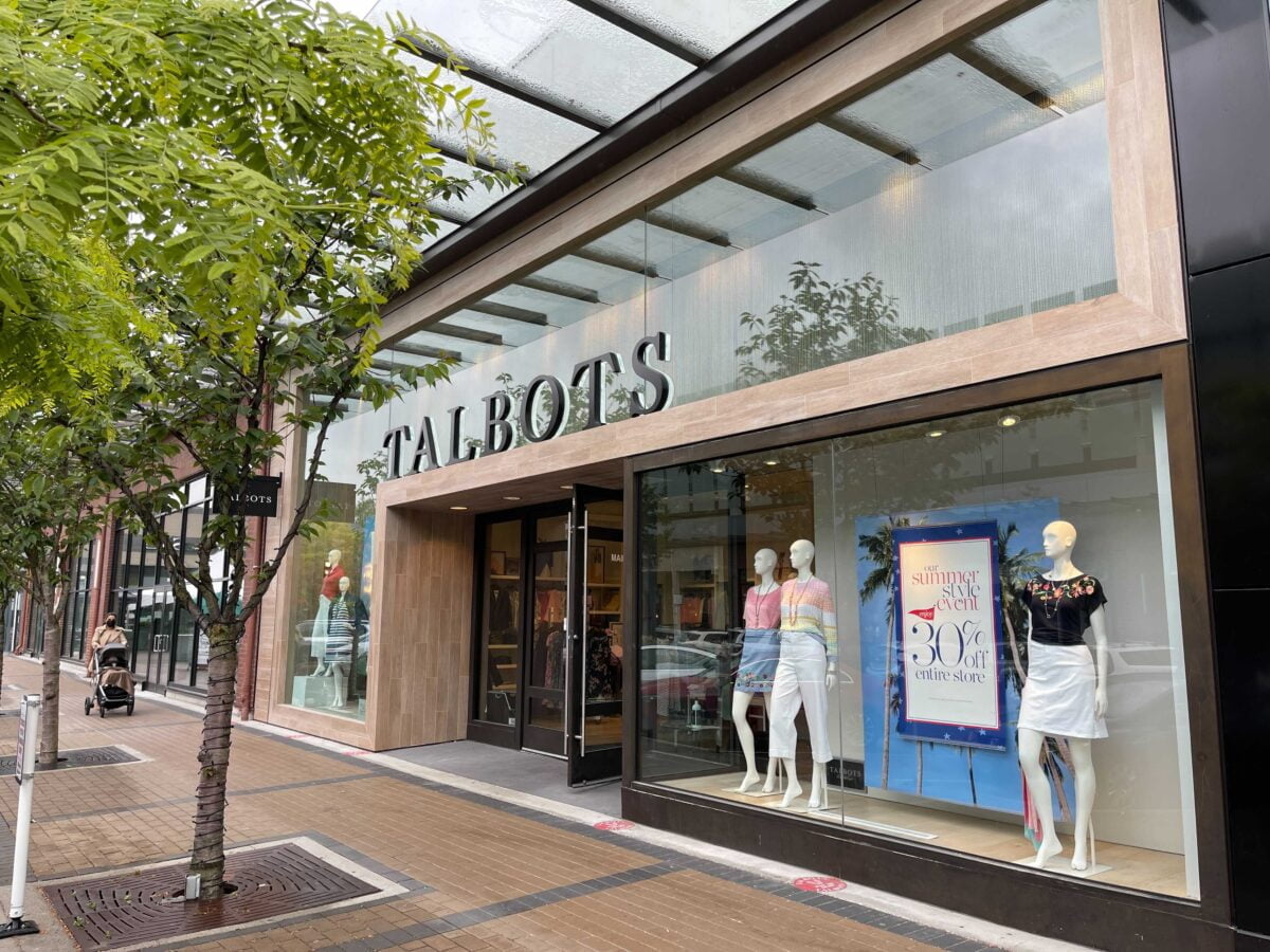 Talbots at Park Royal in West Vancouver in May 2021