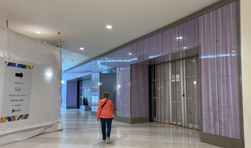 April 2021 - Victoria's Secret vacated retail space at SouthCentre Mall
