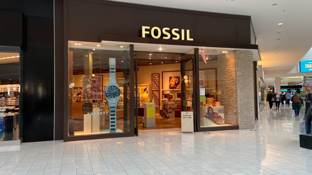 Fossil at SouthCentre Mall in Calgary