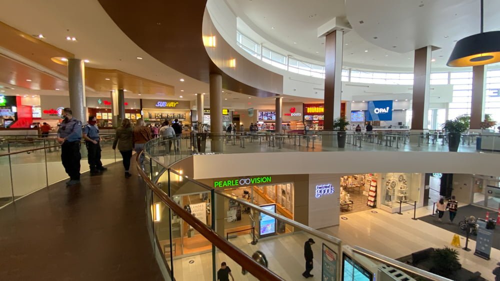Food court at SouthCentre Mall in Calgary