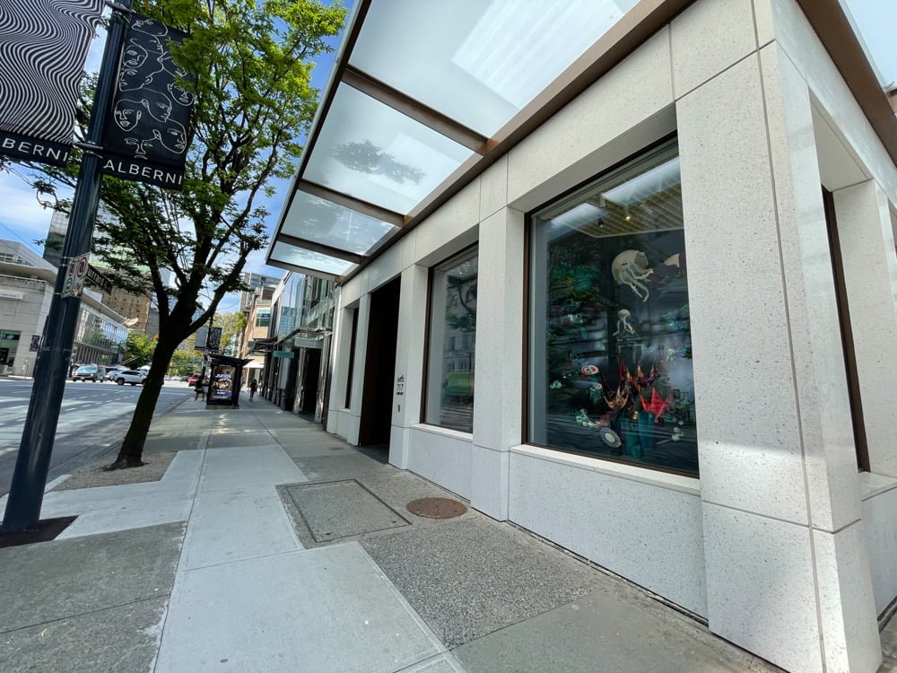 Hermès at the Burrard Building in Vancouver (June 2021)