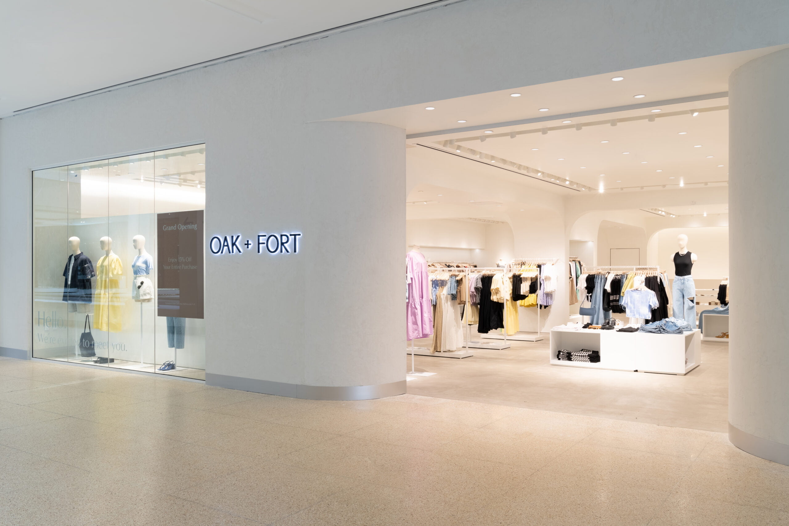 Canadian Fashion and Lifestyle Brand OAK + FORT Opens Largest ...