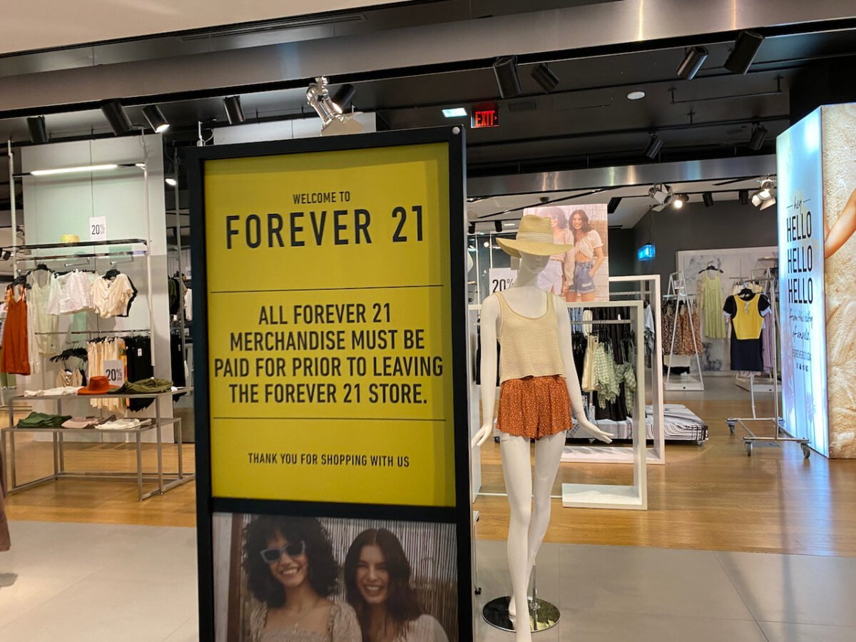 Forever 21 at Hudson's Bay at Yorkdale Shopping Centre