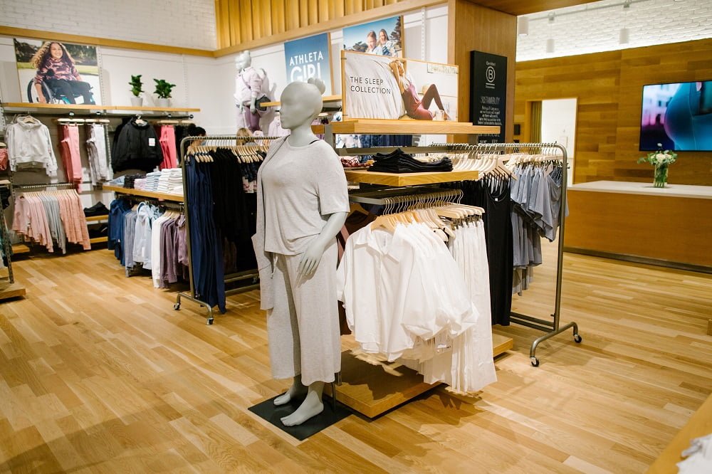 Girl Section of Athleta at Park Royal Shopping Centre in West Vancouver, BC (September 2021)