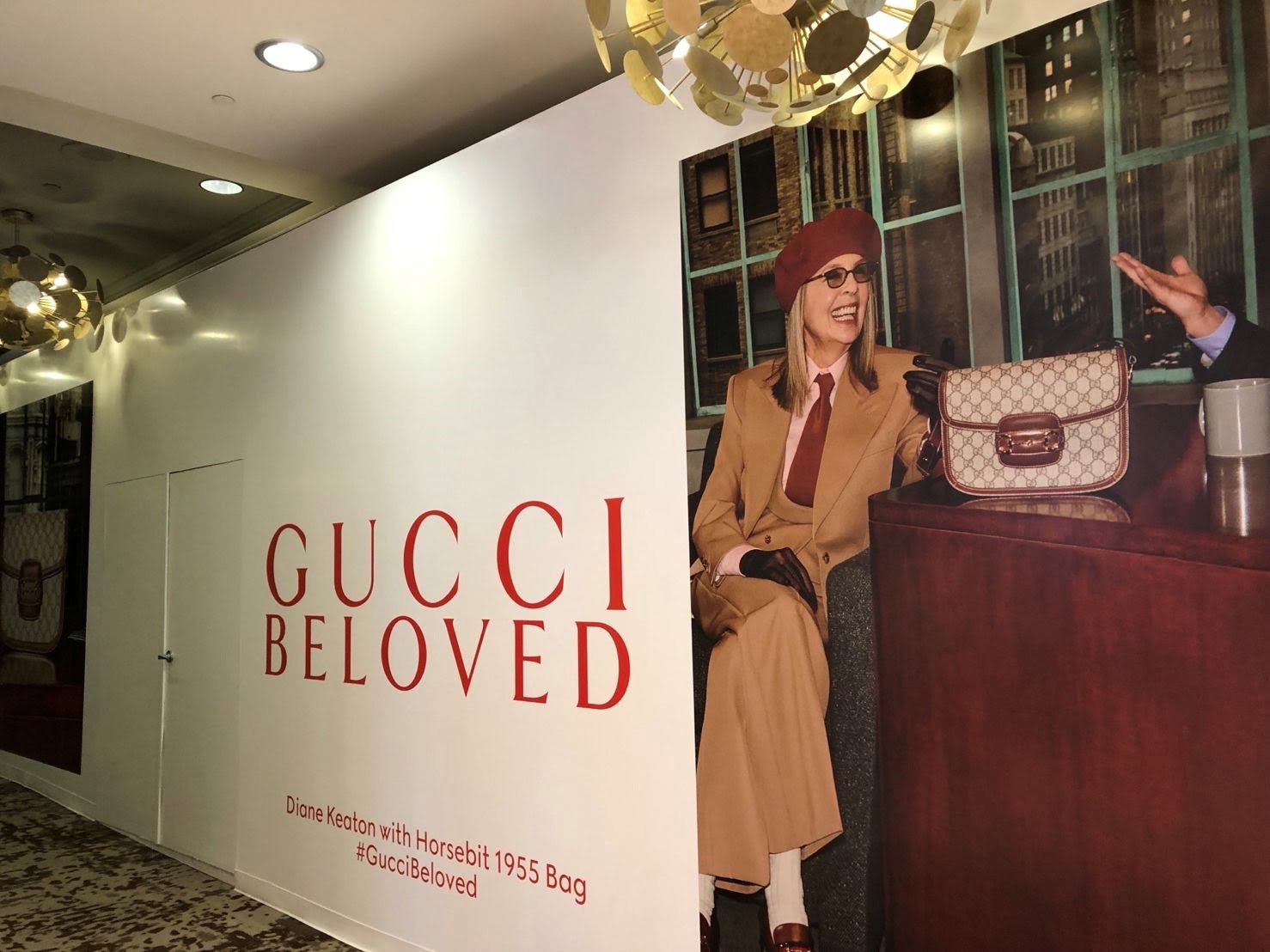 Gucci Construction Signage at Fairmont Hotel Vancouver (Oct 2021)