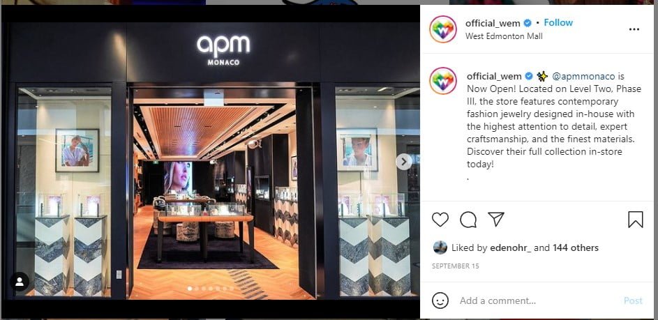 APM Monaco Store Opening Announcement (September 2021)