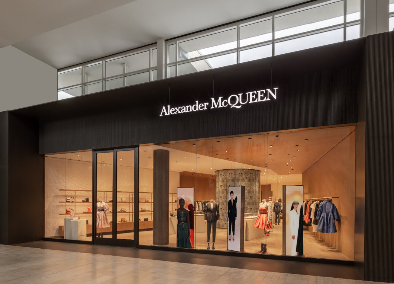 Alexander McQueen Miami, Luxury Fashion Store Design