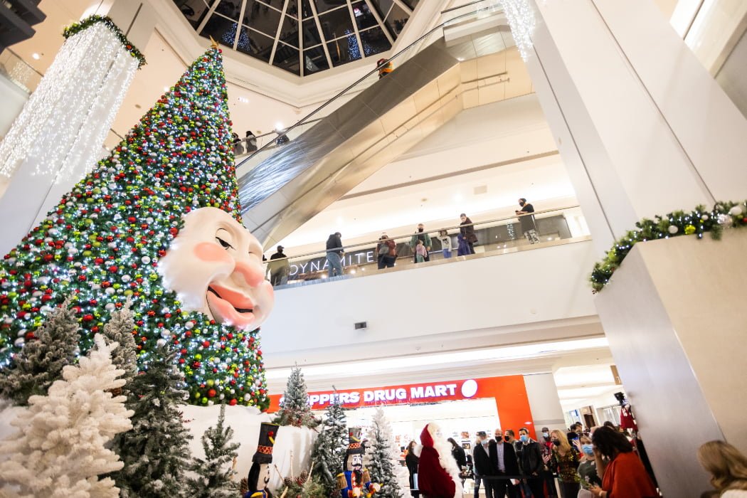 Woody the Talking Christmas Tree at Mic Mac Mall