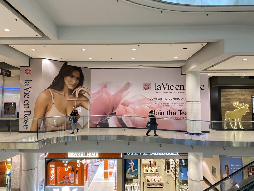 La vie en rose underwear  Bayshore Shopping Centre