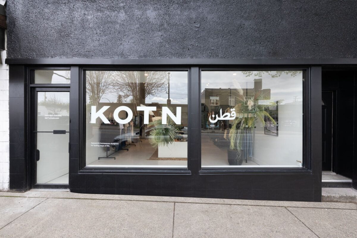 Toronto-Based Brand Kotn Launches Expansion with Several Stores Planned ...