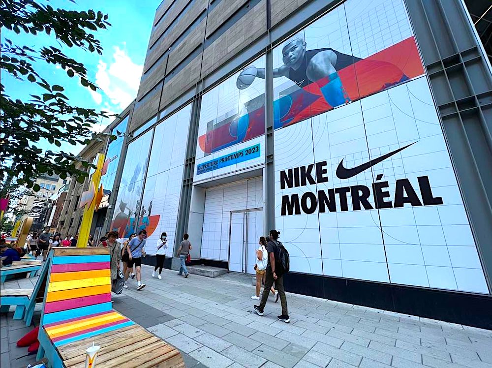 Perforar Talla Residencia Nike to Open Large Flagship store in Downtown Montreal