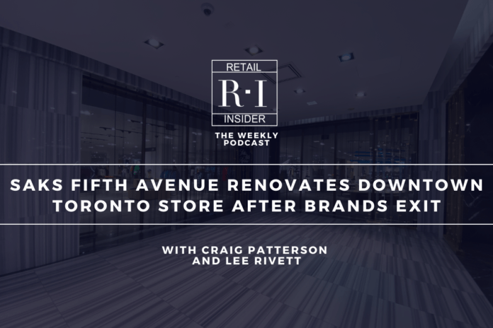 Saks Fifth Avenue Partially Renovates Downtown Toronto Flagship