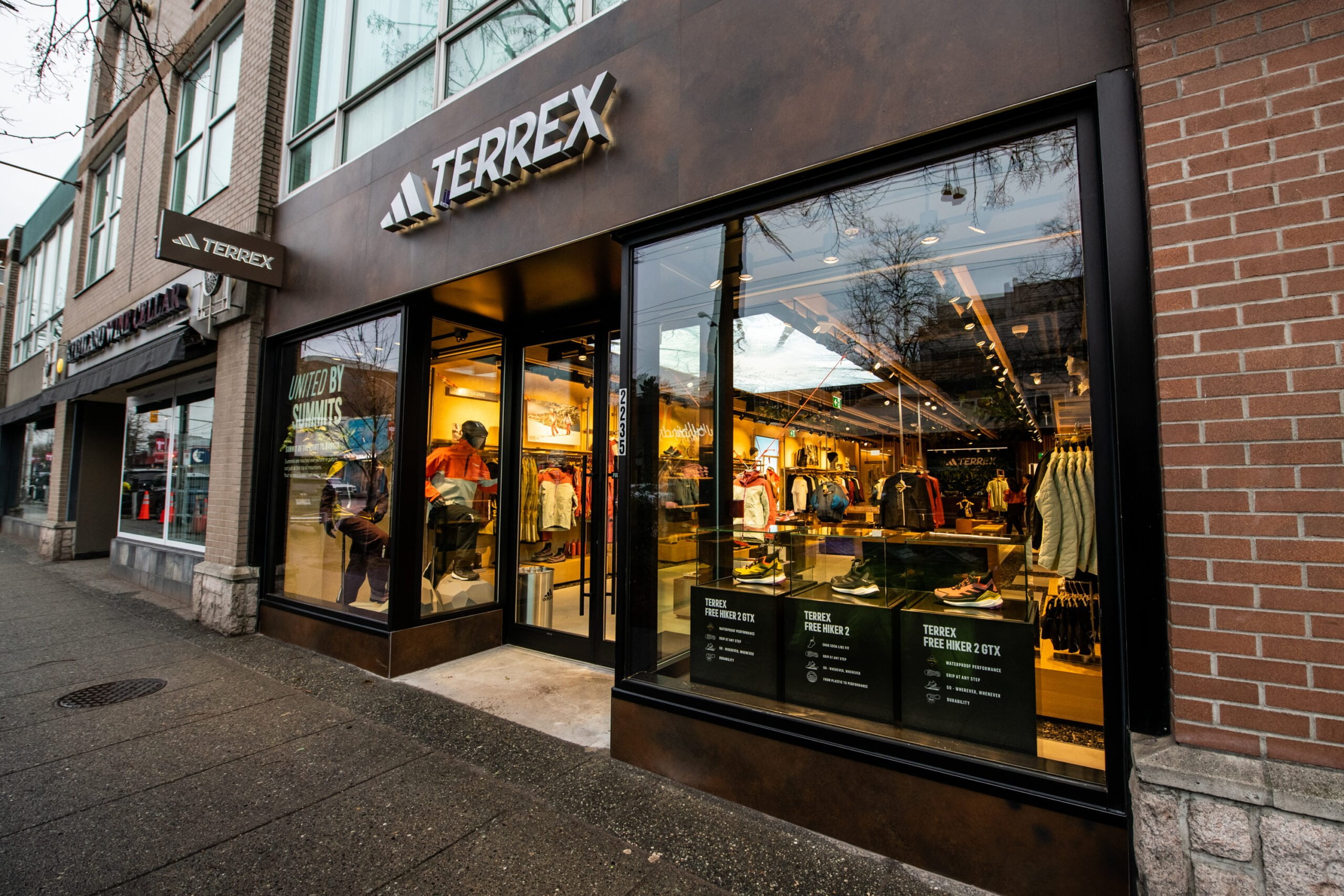 Adidas Opens 1st North TERREX Concept Location in Vancouver