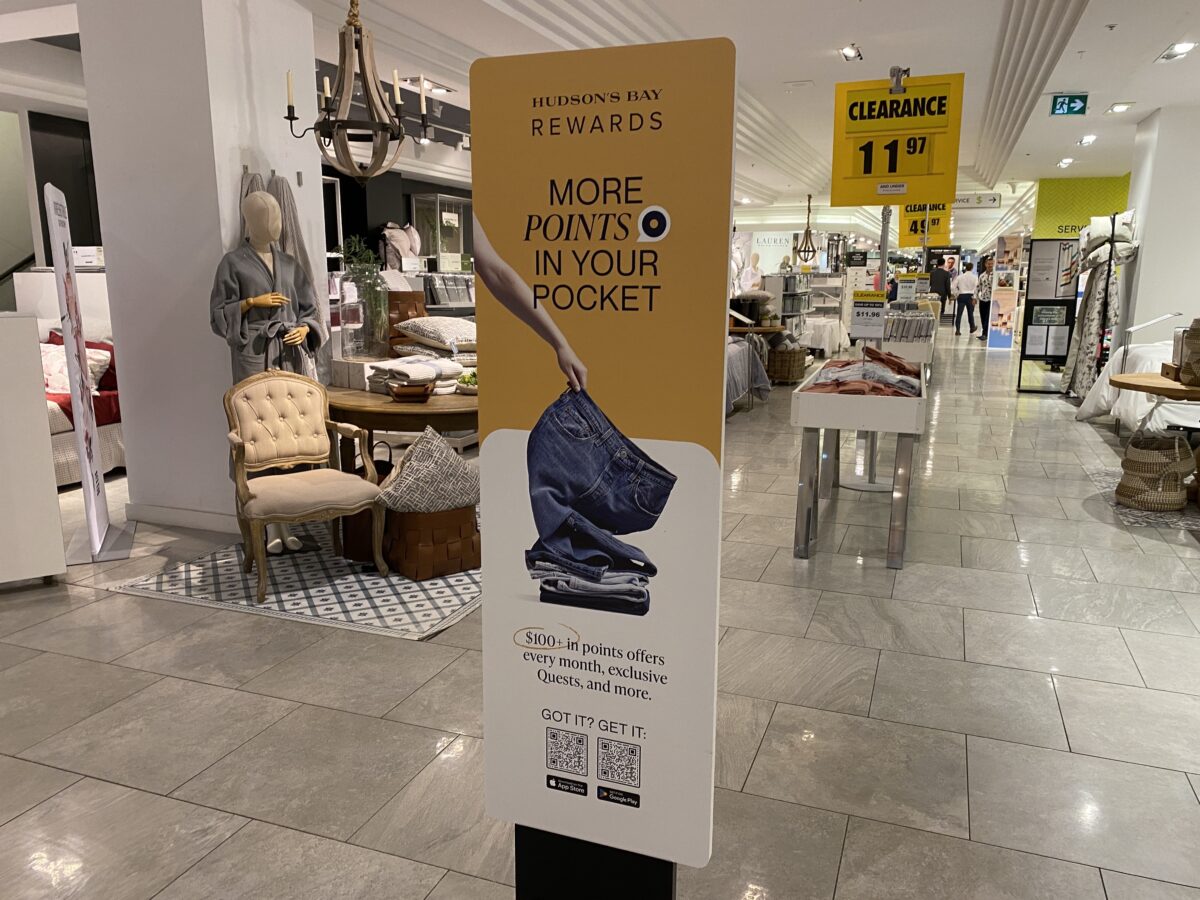 Hudson's Bay revamps rewards program with app, personalized offers