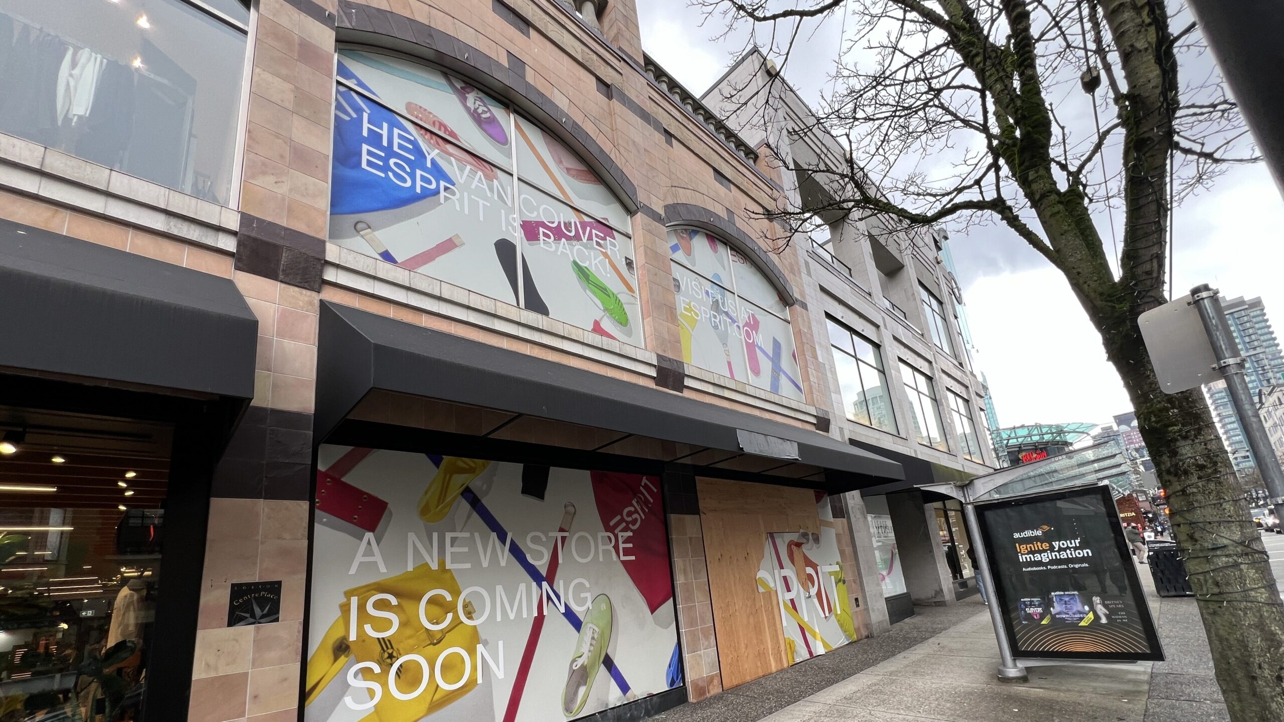 Robson Street in Vancouver in Flux as New Retailers Prepare to